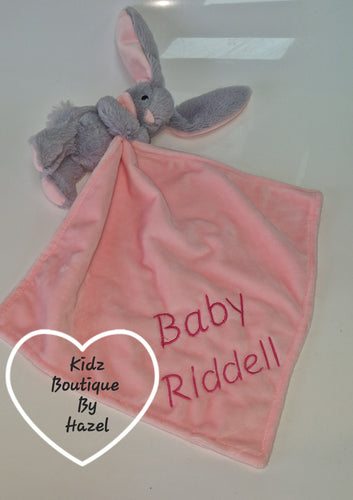 Comfort blanket personalised