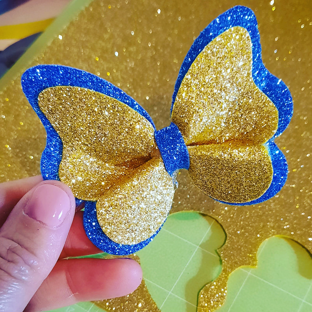 Glitter Butterfly Clip